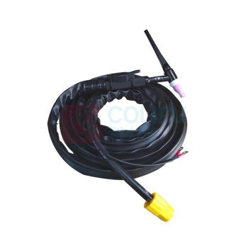 黑狼 BLACK WOLF 氩弧焊枪 QQ-150A 5²WP-17一体气冷氩弧焊枪8米线长  YHHQ*H-1 氩弧焊配件