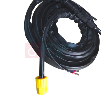 黑狼 BLACK WOLF 氩弧焊枪 QQ-150A 5²WP-17一体气冷氩弧焊枪4米线长  160015 氩弧焊配件
