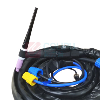 黑狼 BLACK WOLF 氩弧焊枪 WP-18 7²普牙水冷氩弧焊枪8米线长  160009 氩弧焊配件