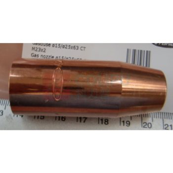 福尼斯 喷嘴 Gas nozzle D15 /D25x63 CT M23x2 5个/包 氩弧焊机配件