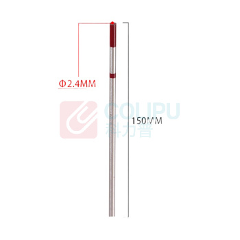 百马 铈钨抛光电极钨针 2.4*150mm (红色)
