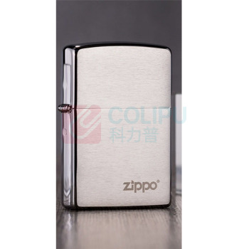 zippo 打火机之宝防风煤油 拉丝镀铬-商标 单机 200ZL-A-000018 内壁锈迹为工艺,介意勿拍