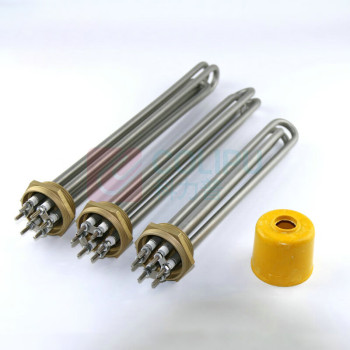 集客家 工程加热管锅炉开水器水箱大功率电热管加热棒 DN40/380V9KW 单位:个