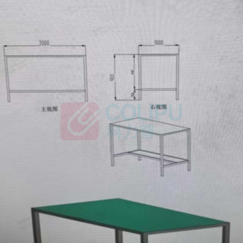 岚浦思 车间防静电工作台装配检验桌维修台操作台老化测试 2000*1000*900mm