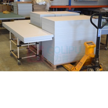 柯立顺 工作台木板包pvc封边操作台面 800*1000mm*15mm /含2mm胶皮