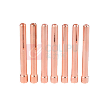上柯 氩弧焊枪紫铜钨极夹钨针夹电极夹 C3067 (1.6mm*100个) 适用型号WP-18/17/26