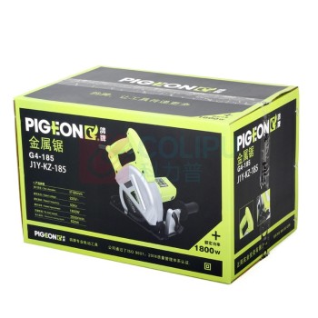 PIGEON 鸽牌切割机 G4-185新款加强型 (JIY-KZ-185) 带1片锯片 多功能切割锯不锈彩钢铁夹心板手提金属锯