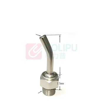 大工象 管配件 万向吹风嘴 3分牙3/8 (万向弯管)(孔径6 圆管长80mm)