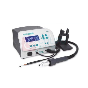 快克 QUICK 热风拆焊台 855PG芯片拆焊台 1300W,带真空吸笔,脚踏开关