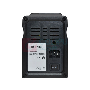 泰克 二合一组合拆焊台风扇式二合一拆焊台 TK-8786D (450W+50W)双数显