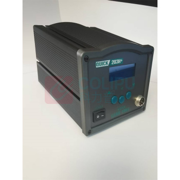 快克 QUICK 智能无铅焊台数显高频恒温电烙铁90W 203H+