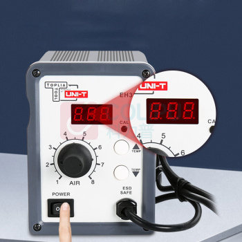 拓利亚 TOPLIA 高端智能数显热风拆焊台 EH310 风枪功率700W,温度范围:100︒C-450︒C