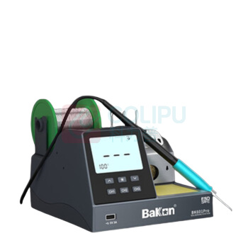 BAKON 恒温数显台式锡焊电洛铁/焊笔 BK602Pro 配C210发热芯 (白色)