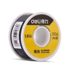 得力工具 锡丝 DL395100 30%含锡量(银)\1.0mm,100g