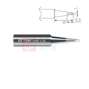 安泰信 T2080系列 烙铁电烙铁烙铁头烙铁嘴配件 烙铁头 T2080-1.2D 7个/组