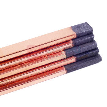 上柯 气刨碳棒电极棒直流气刨枪专用碳弧气刨碳棒 H8077 矩形5*25*355mm(50根)