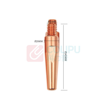 上柯 F型导电咀CO2/MAG焊用导电咀 C3137 铬锆铜1.4mm*45mm(5只装)