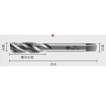 天工 6542磨制机用丝锥丝攻高速钢攻牙钻头 螺旋M12*1.75 标准粗牙【1支】