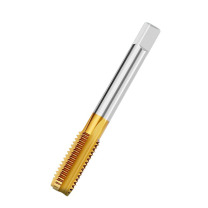 安赛瑞 直槽机用丝锥 镀钛机用丝锥 机用丝攻 22382 M6×1.0mm(5支装)