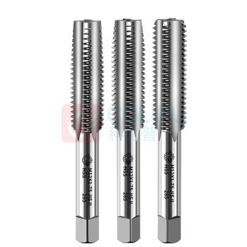 天工 手用丝锥 直槽 外冷 不锈钢 95.5mm 公制 16mm 四方柄 44.8mm 化学涂层 M16*2 3支/包