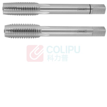 HOLEX 手用丝锥套装 130500 8X1 公差ISO 2 6H材料HSS E 四边4.9 柄径6 底孔6.8mm 2个/套