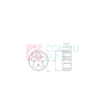 上工 圆板牙 M12*1.75 10支/组