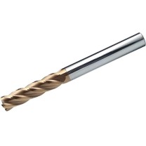 GTK 立铣刀 LES40600A Ф6 钛合金用 (金/银色)