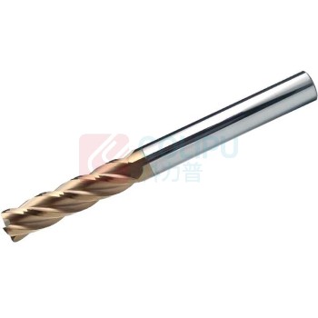 GTK 立铣刀 LES63650T Φ6*3T*Φ6*50L(铝用) (金/银色)