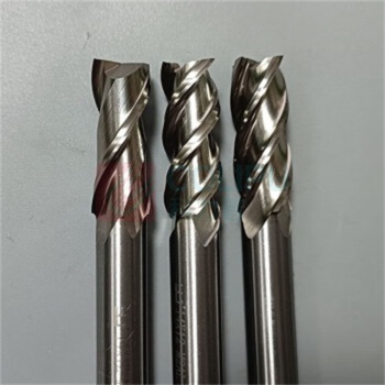川刃 全磨铣刀 D4*12C*6D*60L 高速钢立铣刀 白钢四刃 铣刀