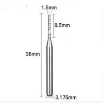 赞璐桐 玉米铣刀 1.5MM(十支装)