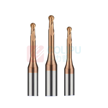 GTK 球刀 R0.5*2*D4*50 R0.5:球头半径0.5mm一球头直径Φ1.0mm (银色) (钛合金用)