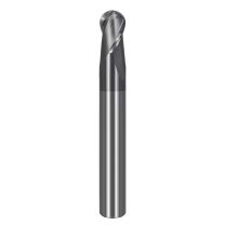 GTK 球刀 R1*4*D4*50 R1:球头半径1.0mm→球头直径Φ2.0mm (银色) (钛合金用)