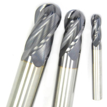 巴塞特 BASSETT 硬质合金球头立铣刀 42670N4AA-10-SR5.0 涂层:AlCrN 刃径:10 柄径:10 刃长:72 总长:22 刃数:4