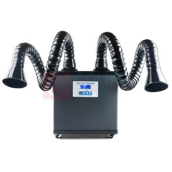 A-BF 焊锡烟雾净化器工业烟雾机排烟机 YWT858 210W 激光打标滤芯堵塞报警双管