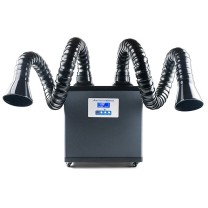 A-BF 焊锡烟雾净化器工业烟雾机排烟机 YWT858 210W 激光打标滤芯堵塞报警双管