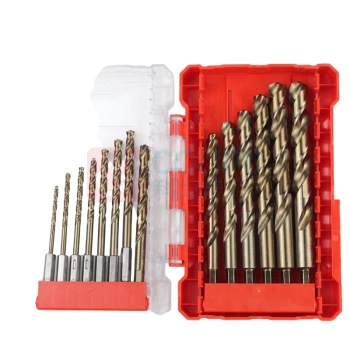 戴恩工具 成套锥柄麻花钻头 1-13mm 含钴 14件套