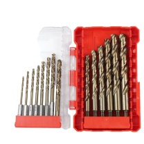 戴恩工具 成套锥柄麻花钻头 1-13mm 含钴 14件套