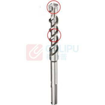 得力工具 四坑钻头 φ8*150