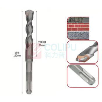 金田 方柄 四坑电锤钻头 16*150mm 一字