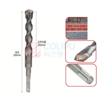 金田 方柄 四坑电锤钻头 20*200mm 一字