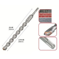 金田 方柄 四坑电锤钻头 28*350mm 一字