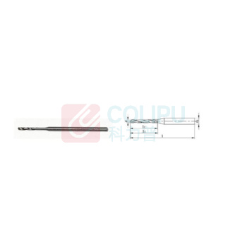 上工 粗直柄小麻花钻 0.1 10支/组