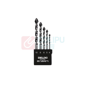 德力西电气 DELIXI ELECTRIC 电钻钻头瓷砖钻头套装 DDS P3 5件套