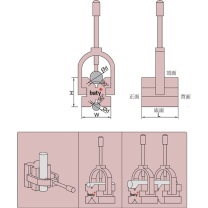 BATY V形架 GM5-900-585 25×20×20mm