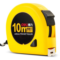 得力 8210 钢卷尺 10mｘ25mm (单位：个) 8210 