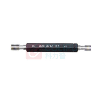 成量 校对螺纹塞规 M6*0.75-6e TS ZS 不含第三方检测证书 螺纹长度12/10mm 总长度90mm 