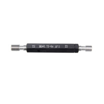 成量 校对螺纹塞规 M6*0.75-6e TS ZS 不含第三方检测证书 螺纹长度12/10mm 总长度90mm 
