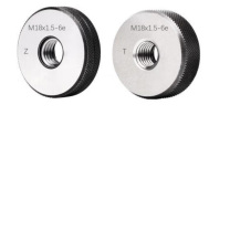 成量 螺纹环规 M18×1.5-6e 直径1.5mm 精度6e 材质:轴承钢 2只装(通规T*1+止规Z*1)