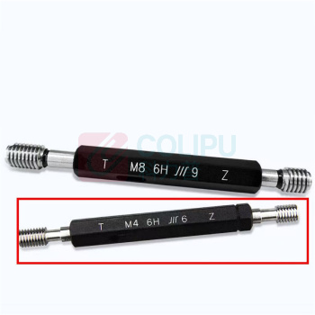 成量 螺纹塞规 M4*0.7-6H T.Z 粗牙细牙通止规 总长L=70mm,螺纹长=6mm,小径=3.242mm