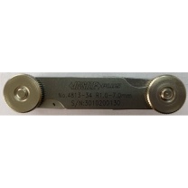 英示 INSIZE 半径规 4813-34 测量范围1.0-7.0mm 精度±0.04mm 含第三方检测费